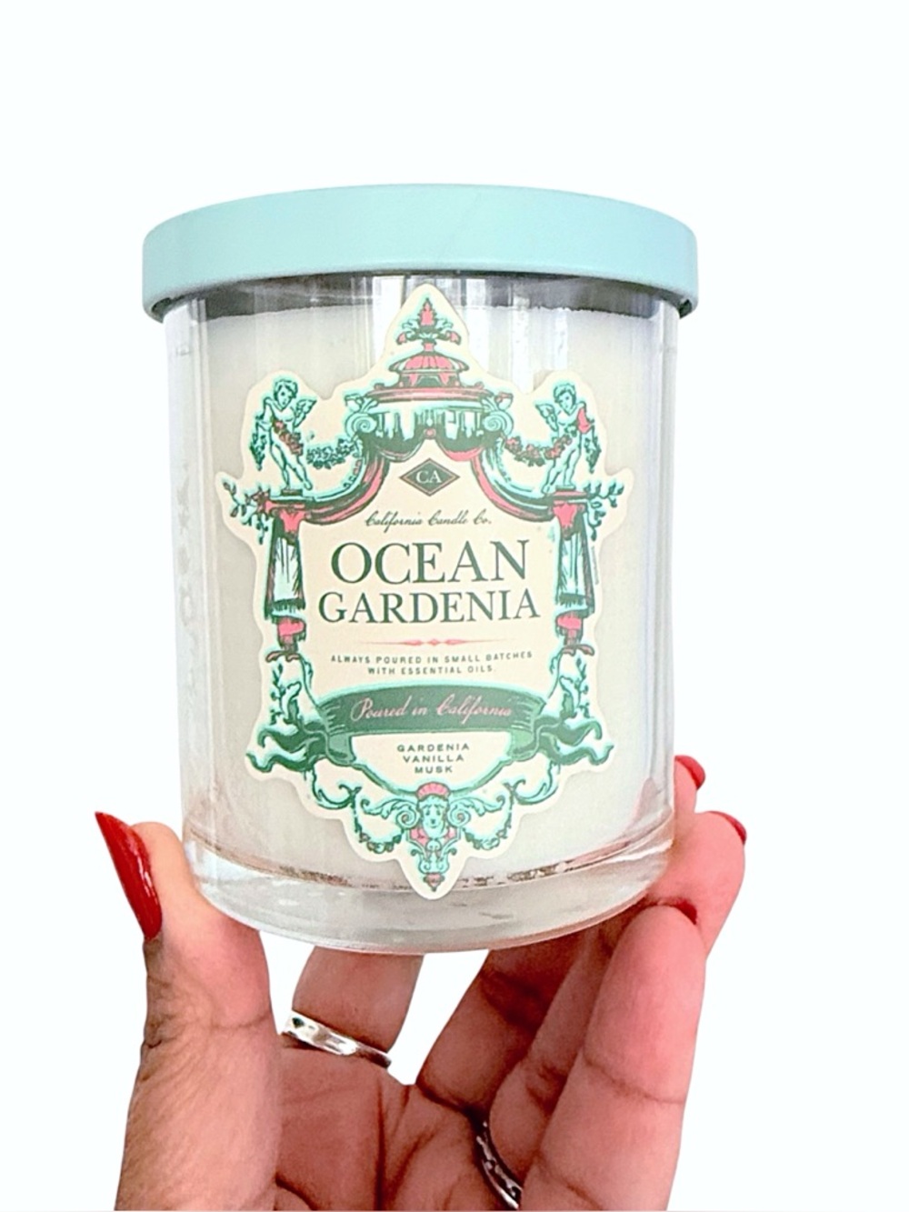 Leoben Company Ocean Gardenia Luxury Scented Candle